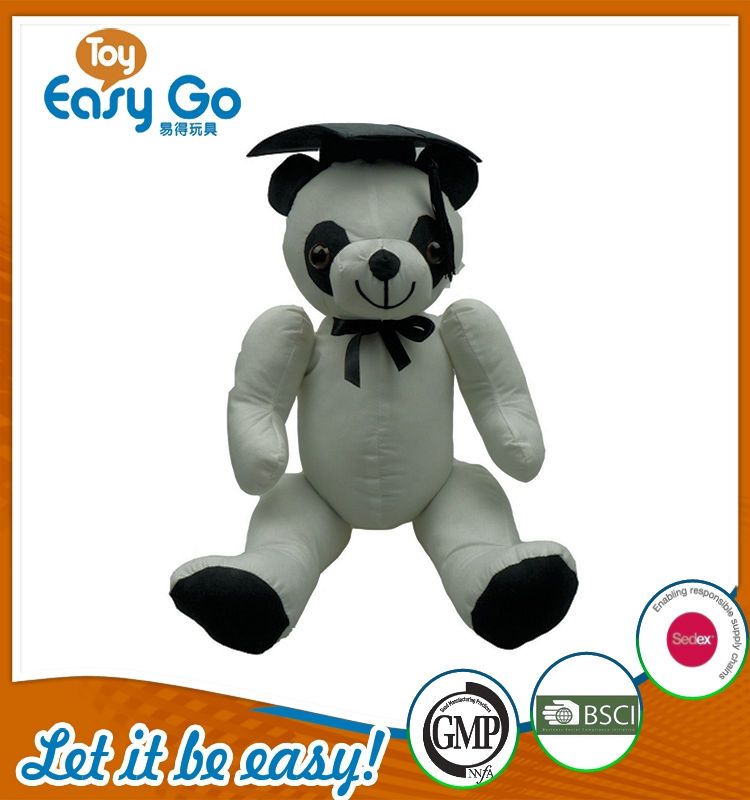 Customized white panda plush toys